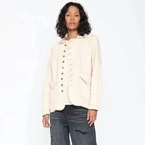 Sandrine Rose/Free People Empire Jacket Off White/Dust Size S
